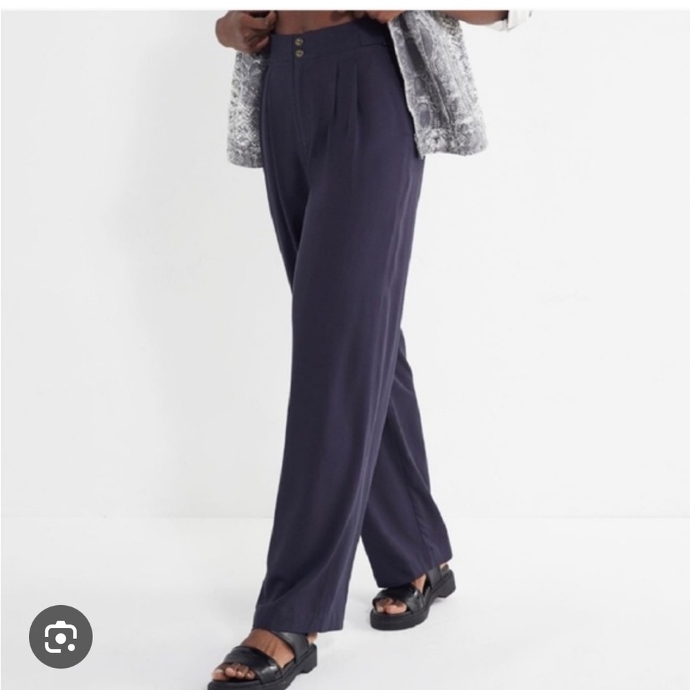 Urban Outfitters Wide Leg Trouser Pant Adjustable Waist